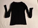 Zwart t-shirt/longsleeve maat xs, Kleding | Dames, T-shirts, Gedragen, Maat 34 (XS) of kleiner, Ophalen of Verzenden, Lange mouw