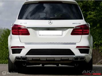 Achterbumper mercedes GL63 AMG X166 compleet zwart beschikbaar voor biedingen