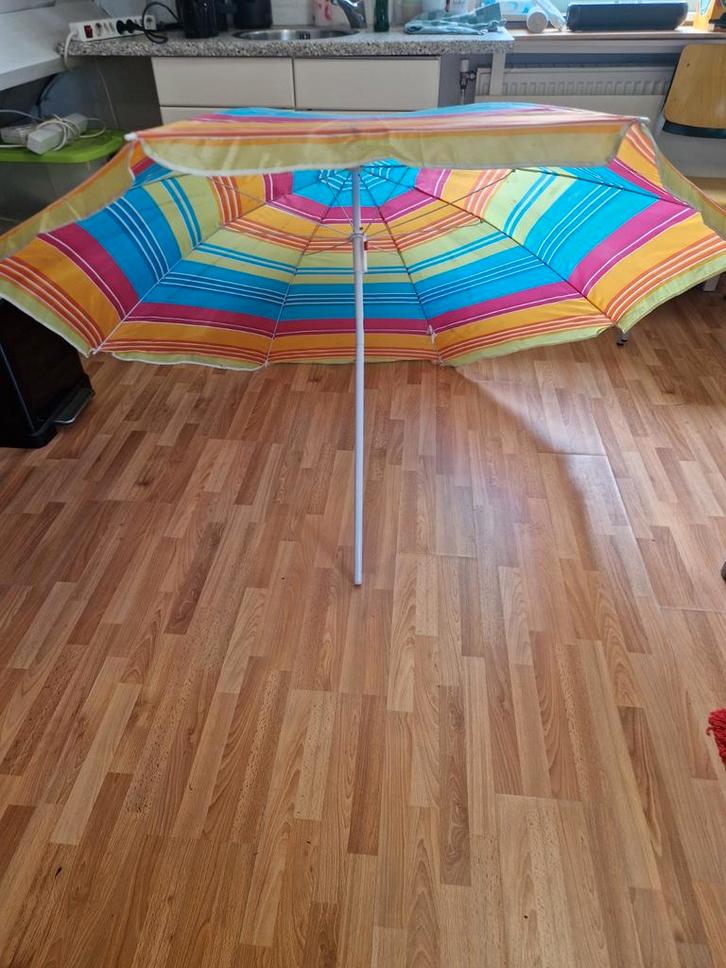 Gebruikte Parasol - Goede Staat, Tuin en Terras, Parasols, Gebruikt, Stokparasol, 1 tot 2 meter, Ophalen