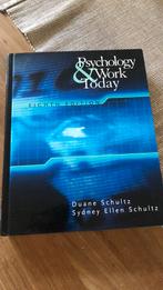 Psychology & Work Today - Schultz & Schultz, Boeken, Ophalen of Verzenden, Gelezen