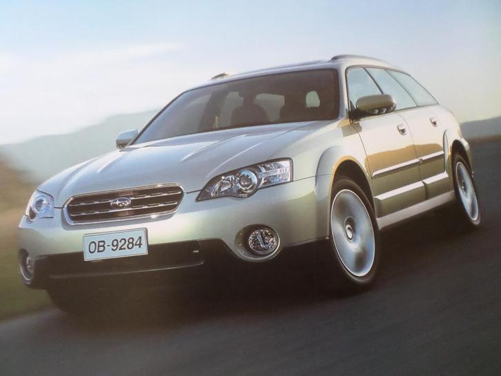 Subaru Legacy & Outback Brochure, Boeken, Auto's | Folders en Tijdschriften, Zo goed als nieuw, Overige merken, Ophalen of Verzenden