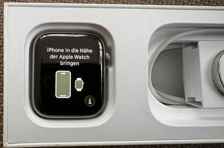 Apple Watch Series 6 Titanium - Topconditie!, Sieraden, Tassen en Uiterlijk, Smartwatches, Zo goed als nieuw, iOS, Zilver, Hartslag