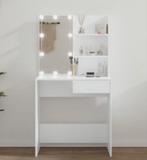 Zo goed als nieuwe kaptafel met LED verlichting, Huis en Inrichting, Tafels | Kaptafels, Ophalen, 100 tot 150 cm, 50 tot 100 cm