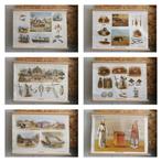 Diverse Schoolplaten (van Lummels Bijbelse Schoolplaten), Ophalen of Verzenden, Geschiedenis