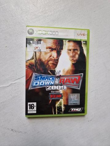 Smackdown vs Raw 2009 Xbox 360 - Compleet! beschikbaar voor biedingen