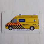 Leuke sticker.   Ambulance.   Mercedes sprinter., Ophalen of Verzenden, Zo goed als nieuw