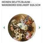 Gezocht: Heinen Delfts Blauw wandbord “Edelhert”, Ophalen of Verzenden