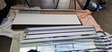 Ikea Besta Framstä TV Meubel achterwand glas en platen 240 - afbeelding 6