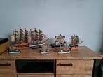 Houten Modelboten Collectie, Hobby en Vrije tijd, Modelbouw | Boten en Schepen, Ophalen, Gebruikt, 1:50 tot 1:200, Overige merken