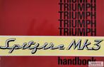 Handboek Triumph Spitfire MK3 instructieboekje, Auto diversen, Handleidingen en Instructieboekjes, Ophalen of Verzenden
