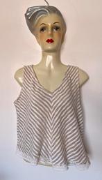 Mango Suit L nonchalante gehaakte wit beige top haakwerk egf, Mango, Wit, Maat 42/44 (L), Ophalen of Verzenden