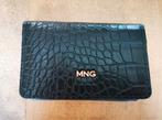 MNG zwarte kroko portemonnee, Ophalen of Verzenden, Zo goed als nieuw, Zwart, Overige merken