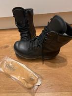 Nieuwe zwarte leren (leger) boots, maat 43 harde zolen, Zwart, Boots, Nieuw, Ophalen of Verzenden