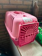 Hello Kitty dieren transport box hok kooi vervoer box, Ophalen of Verzenden, Gebruikt