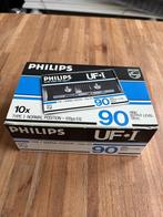 10 nieuwe Philips UF*I  cassettebandjes in doosje . 90 min., Cd's en Dvd's, Overige genres, Gebruikt, Ophalen of Verzenden, 1 bandje