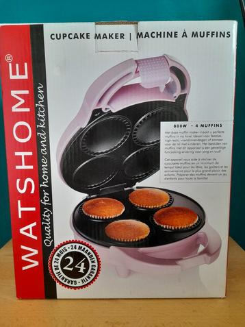 Watshome Cupcake Maker - Lichtroze beschikbaar voor biedingen