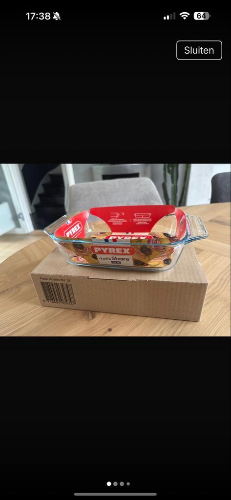 Pyrex Ovenschaal - Nieuw in doos!, Huis en Inrichting, Keuken | Keukenbenodigdheden, Nieuw, Ophalen of Verzenden