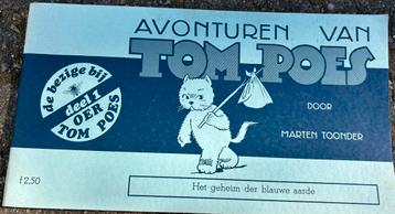 AVONTUREN VAN TOM POES DOOR MARTEN TOONDER beschikbaar voor biedingen