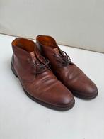 Van Lier, bruine leren schoenen maat 41, Ophalen, Van Lier, Gedragen, Veterschoenen