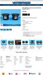 Hivi LM5N 5.25 mm ( 13cm ) midwoofer / speaker ( paar ), Overige merken, ., Overige typen, Ophalen of Verzenden