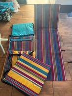 5 strand ligstoelen, Caravans en Kamperen, Kampeermeubelen, Ophalen, Zo goed als nieuw, Campingstoel