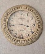 Vintage look klok, Ophalen of Verzenden, Zo goed als nieuw, Analoog, Wandklok