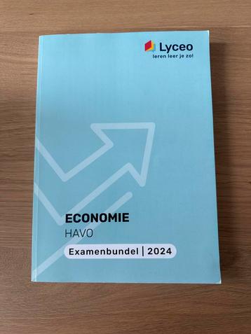Economie HAVO Examenbundel 2024 beschikbaar voor biedingen
