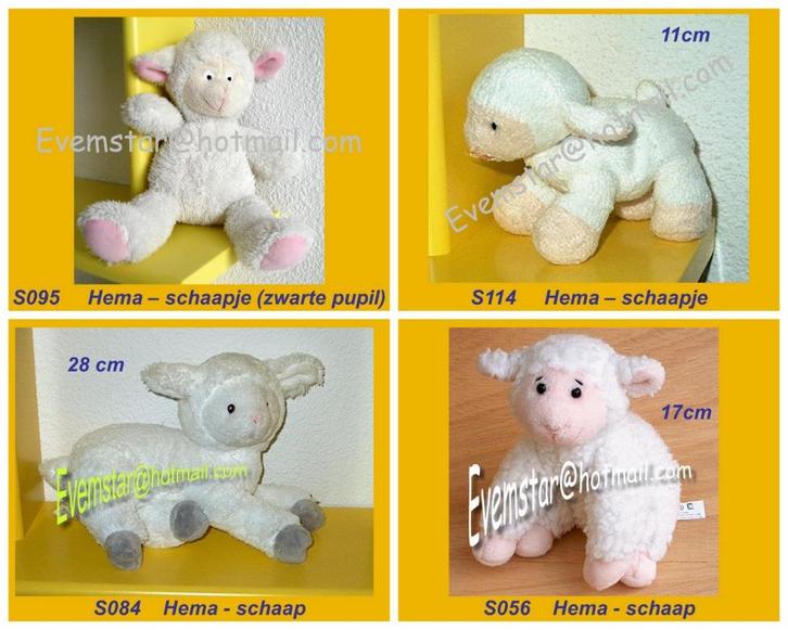 Schaap Schaapje Lammetje Hema TY TCC  ea merken, Kinderen en Baby's, Speelgoed | Knuffels en Pluche, Zo goed als nieuw, Overige typen