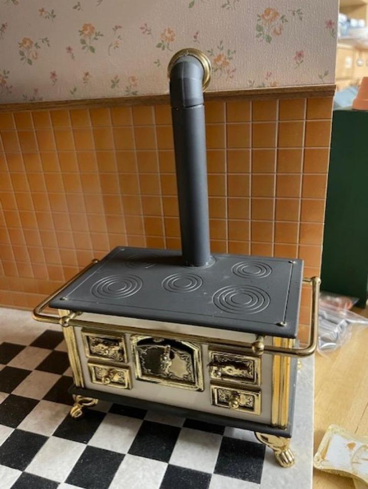 poppenhuis Bodo Hennig fornuis, Verzamelen, Poppenhuizen en Toebehoren, Nieuw, Poppenhuis, Ophalen of Verzenden