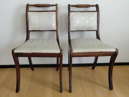 2 Heldense Mahonihouten stoelen (prijswijziging), Antiek en Kunst, Antiek | Meubels | Stoelen en Banken, Ophalen
