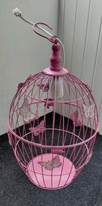 Leuke decoratieve lamp met vlinders, Huis en Inrichting, Lampen | Hanglampen, Ophalen, Gebruikt, Metaal, Minder dan 50 cm