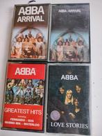 70's 4x Abba cassettes uit verschillende landen, Cd's en Dvd's, Cassettebandjes, Gebruikt, 2 t/m 25 bandjes, Ophalen of Verzenden