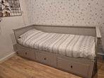 hemnes uitschuifbed, Huis en Inrichting, Ophalen, Gebruikt, Tweepersoons, Grijs