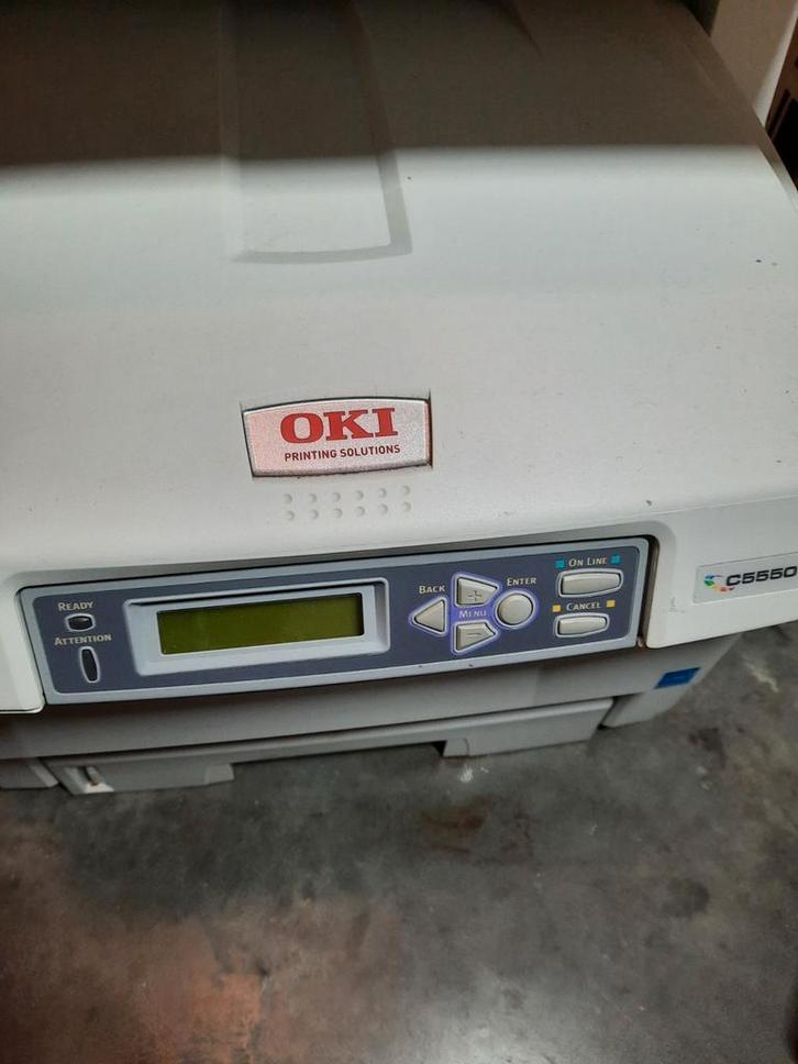 OKI C5650 Kleurenlaserprinter, Computers en Software, Printers, Gebruikt, Laserprinter, Faxen, Kleur printen, Kopieren, Scannen