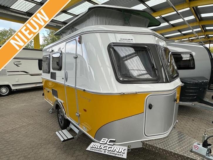 Eriba Touring 430 NUGGET GOLD, Caravans en Kamperen, Caravans, tot en met 3, 750 - 1000 kg, Kleine zit, Eriba, Dwarsbed, Overige typen