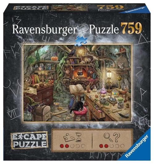 ZGAN puzzel 759 Escape puzzle De Heksenkeuken Ravensburger, Hobby en Vrije tijd, Denksport en Puzzels, Zo goed als nieuw, Legpuzzel