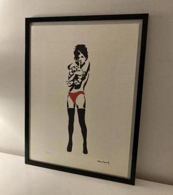BANKSY : litho met certificat  beschikbaar voor biedingen