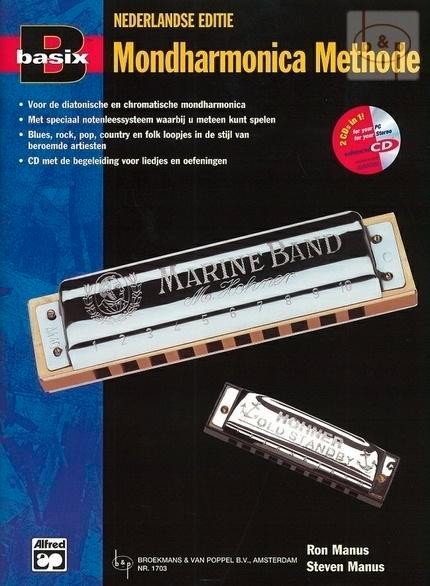 lesboek : Basix mondharmonica Methode + originele  cd-netjes, Muziek en Instrumenten, Bladmuziek, Gebruikt, Les of Cursus, Overige genres