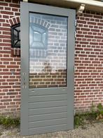 Hardhouten achterdeur 93x211cm., Ophalen, 80 tot 100 cm, Nieuw, Buitendeur