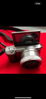 SONY A5100 Camera + 16-50MM - ZWART - 24MP, Ophalen of Verzenden, Zo goed als nieuw, Sony