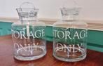 Storage Only glazen voorraadpotten Riviera Maison 2 stuks, Ophalen, Nieuw