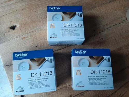 Brother labels/ etiketten rond, Computers en Software, Labelprinters, Nieuw, Ophalen of Verzenden