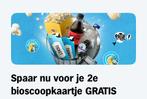 Gevraagd AH Bioscoopactie zegels 🙏, Eén persoon, Niet van toepassing, Kortingskaartje