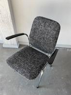 Gispen de wit vintage fauteuil nieuwe bekleding, Ophalen, Gispen, ., 2de hands.