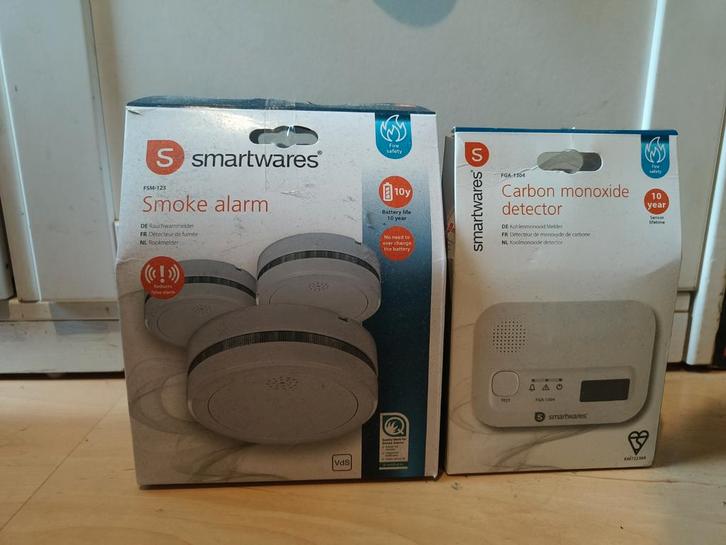 Rookmelders & Koolmonoxidemelder - Smartwares, Doe-het-zelf en Verbouw, Alarmsystemen, Nieuw, Detector, Sensor of Melder, Rook