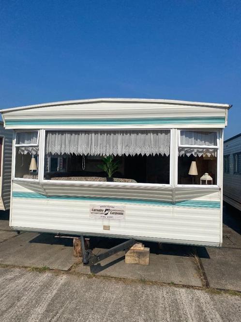 Schitterende Carnaby 10 x 3.75mtr. enkel glas 2slaapkamers, Caravans en Kamperen, Stacaravans, tot en met 6, Ophalen