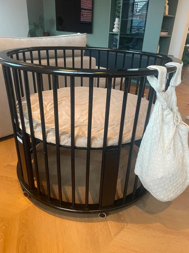 Bopita box rond, Kinderen en Baby's, Boxen, Gebruikt, Rond, In hoogte verstelbaar, Boxkleed, Wieltjes, Ophalen