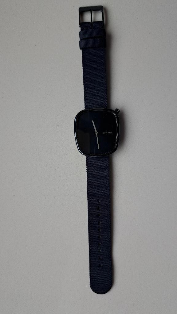 Horloge Bering 18040-397 Pebble Blauw, Sieraden, Tassen en Uiterlijk, Horloges | Heren, Zo goed als nieuw, Polshorloge, Overige merken