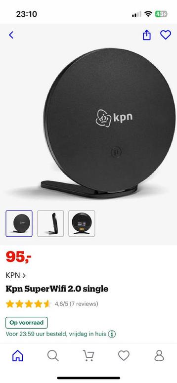 Kpn SuperWifi 2.0 beschikbaar voor biedingen