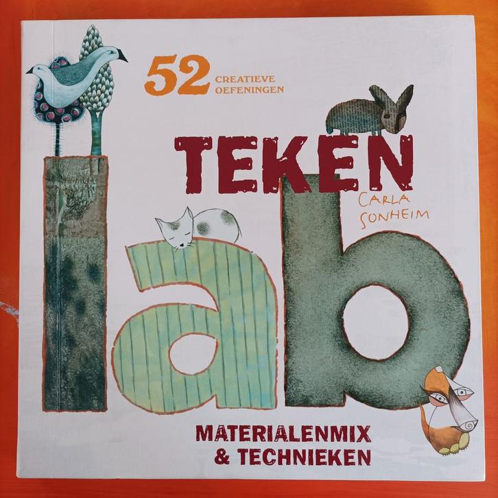 Tekenen Lab - 52 Creatieve Oefeningen, Hobby en Vrije tijd, Tekenen, Zo goed als nieuw, Boek of Gids, Ophalen of Verzenden